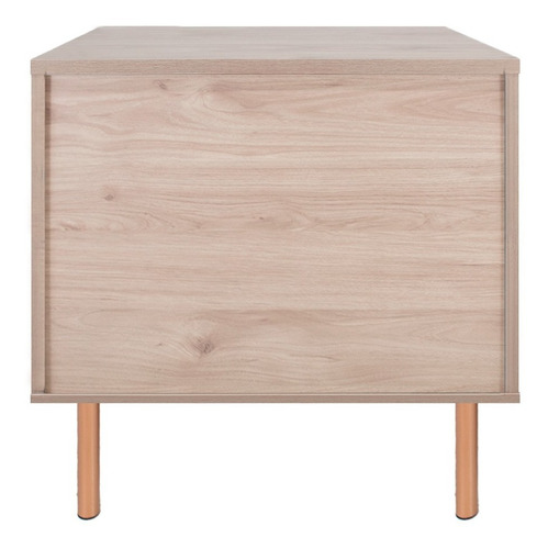 Buro Mesa Lateral Mundo In Tramonti Cómoda Cajonera 50x40 Cm Color Encino