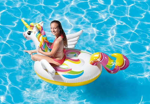 Flotador Inflable Intex Unicornio Grande Piscina Playa