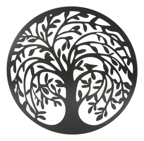 Decoración De Pared Con Forma De Árbol De La Vida, De Hierro