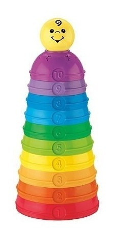 Juguete Bebe Fisher Price Tazas Actividades Apilables W4472