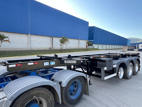 Carreta Porta Container 20 Pés ( Estado De Zero, Revisada )