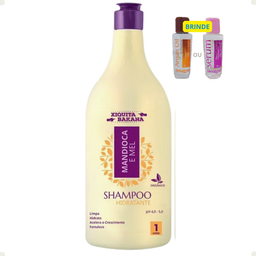 Shampoo Mandioca Reparação Reconstrução Cabelo Forte Xiquita
