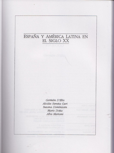 España Y America Latina Universidad Republica Uruguay 2001