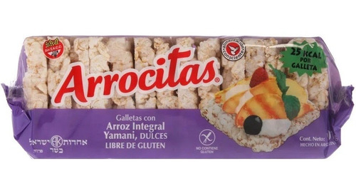 Galletitas Arrocitas Dulces 101g Arroz Yamani S/ Tacc Kosher