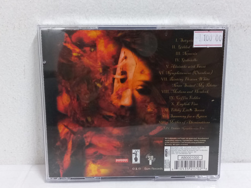 Cd- Cradle Of Filth- Nymphetamine Standard