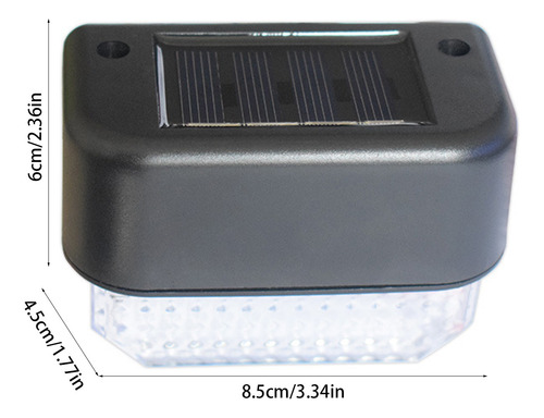 Luces Solares J Night Lights Para Vallas, Césped Exterior, A