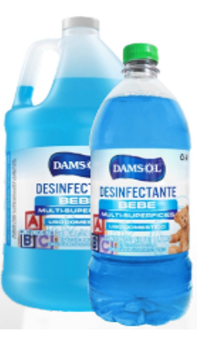 Imagen 1 de 4 de Desinfectante Bebe Damsol Flamante 3.78l Galon