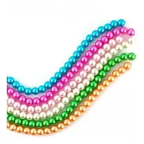 Comprar Perla Cristal 8mm Collar Bisuteria Pulsera 10 Tiras+envio