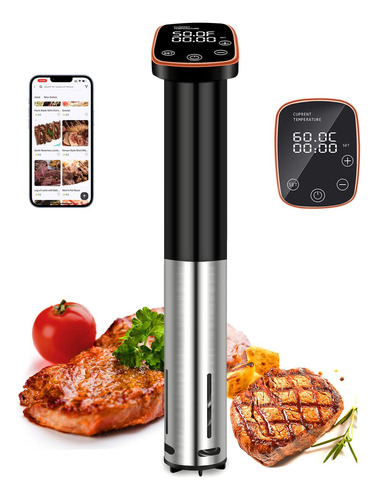 Máquina Sous Vide 1100 W Wifi Impermeable Ipx7 Ultra Silenci