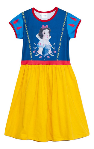 Vestido Princesa Blanca Nieves Snow White Tull Disney Nena