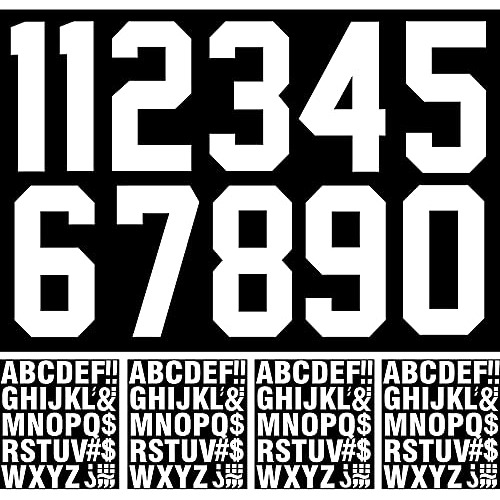 147 Números Para Planchar En Letras, Camisetas De 8 Pulgada