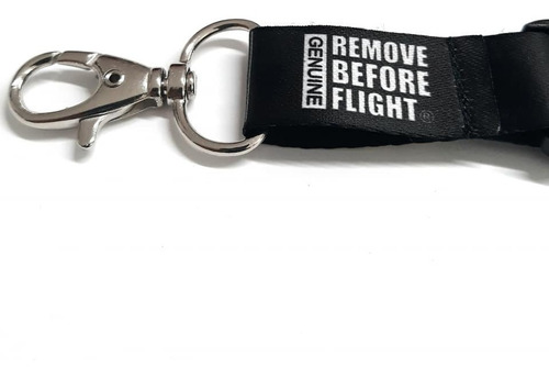 Lanyard Pilot 2 Barras Gris Remove Before Flight ®