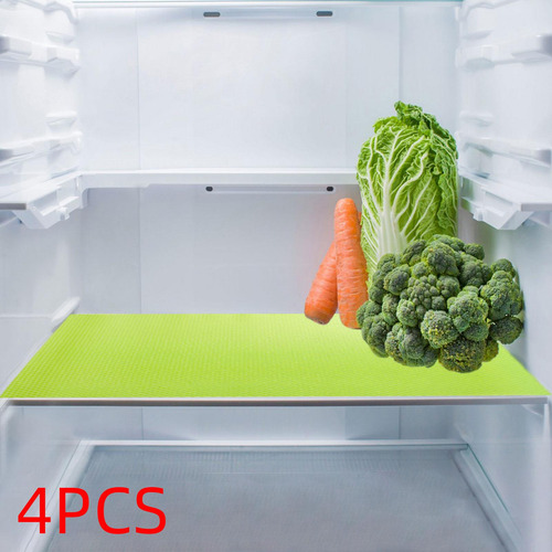 Mats De Refrigerador De 4 Piezas De Refrigerador Verde