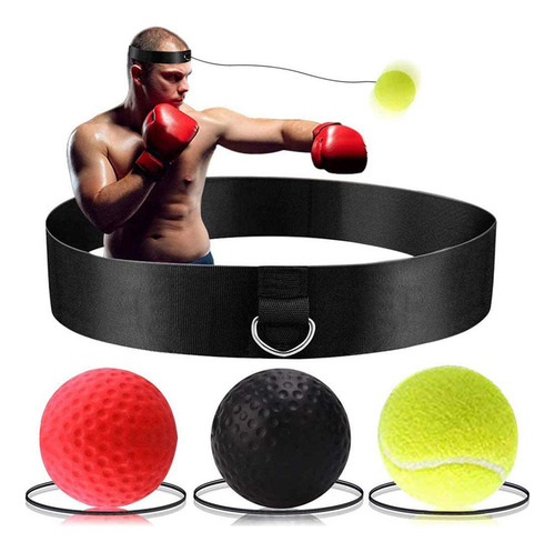 Pelota De Reflejo Para Boxeo, Diadema Para , Pelota De Boxeo
