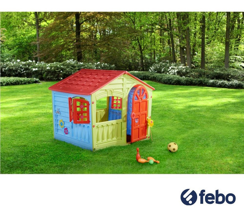 Casita Casa Para Niños Infantil Aire Libre Jardín Febo