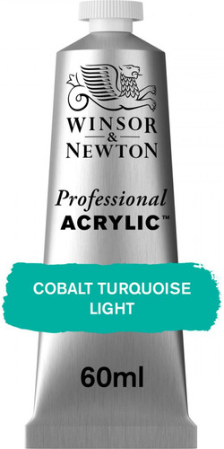 Tinta Acrílica Winsor & Newton Prof 60ml S5 Cobalt Turquoise