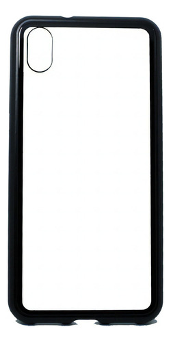 Capa 360º Alumínio Vidro Compatível Com Xiaomi Redmi 7a Cor Preto