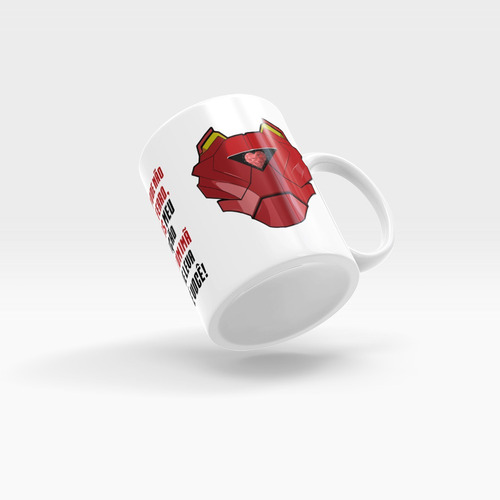 Imagem 3 de 3 de Caneca Personalizada Cerâmica Iron Heart - Marvel Iron Man