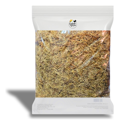 Musgo Sphagnum 20lts Para Orquídeas, Suculentas E Jardinagem