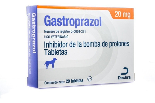 Gastroprazol 20mg, 20 Tabletas Para Perros, Dechra