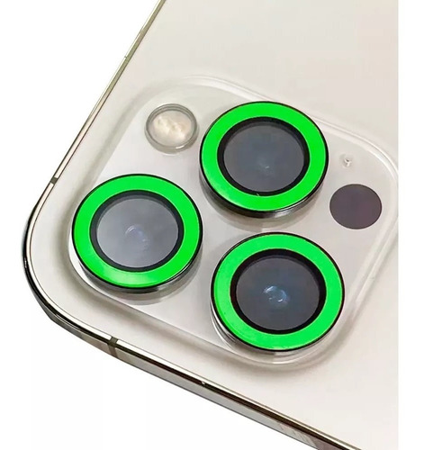 Vidrios Aros Protector Neon Camara iPhone 14 - 14 Plus