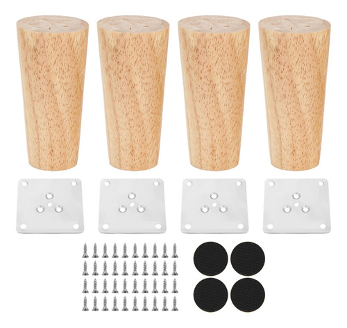 Patas De Gabinete De 4 Piezas, Patas De Altura 10cm