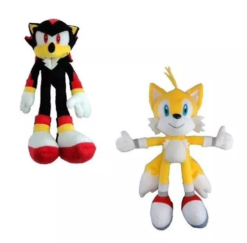 Boneco Pelúcia Sonic Grande 36 Cm Antialérgico