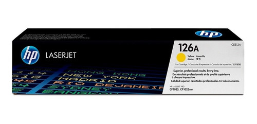 Toner Hp 126a Original Ce312a Laserjet Color Amarillo