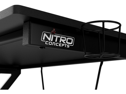 Escritorio Gamer Nitro Concepts - D12 - Negro
