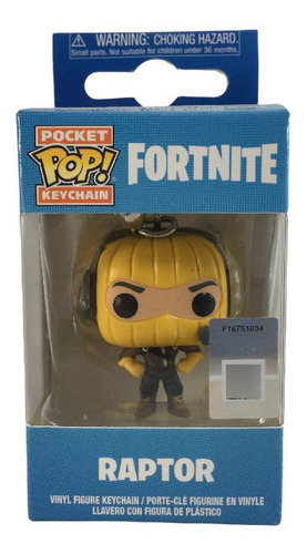 Funko Pocket Pop! Keychain Llavero Fortnite Raptor