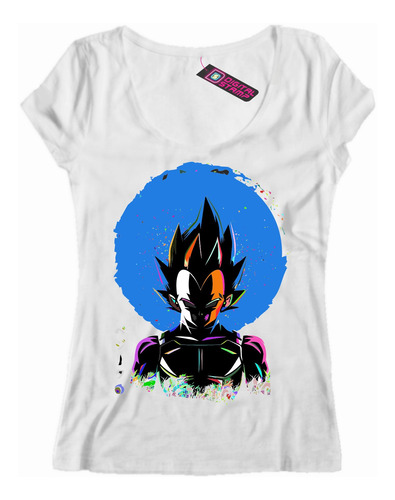 Remera Mujer Goku Bola De Dragon Ball Z Pop Art Db4