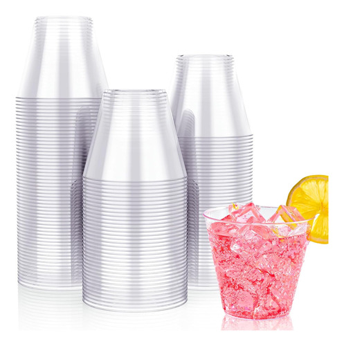 Vasos De Plástico Desechables Transparentes De 10 Oz, Paquet