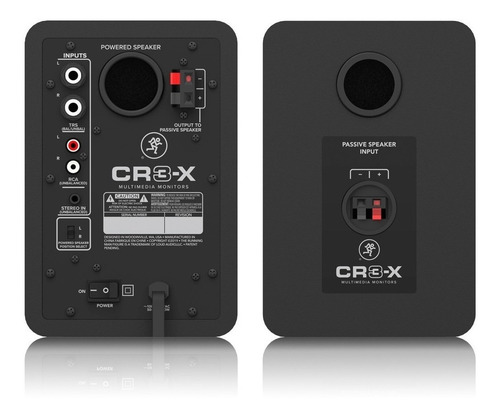 Monitores De Estudio Activos 3 Mackie Cr3-x Profesionales