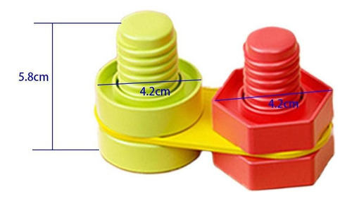 Tuerca De Tornillo De Plástico De Juguete Juguetes /