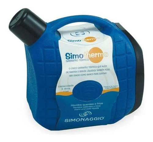 Bidón Termo Para Agua 5l Boca Ancha Hielo Camping Simonaggio