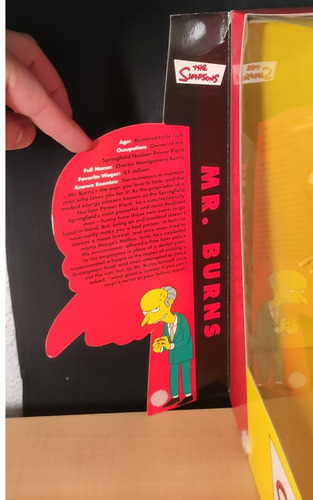 Los Simpsons Playmates - Faces Of Springfield Señor Burns (Usado)
