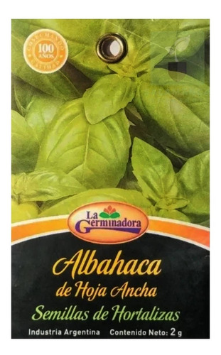 Semillas Albahaca Hortalizas La Germinadora Salamanca