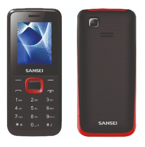 Imagen 3 de 6 de Sansei S191 Dual SIM 3 MB negro y rojo 4 MB RAM