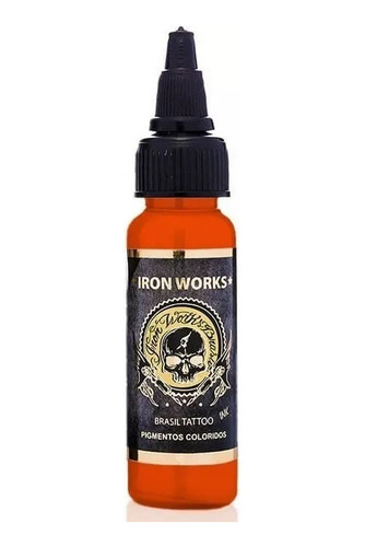 Tinta Laranja Iron Works 15 Ml Legalizada  Promoção