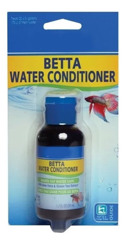 Acondicionador De Agua Betta 50 Ml Declorador Acuario