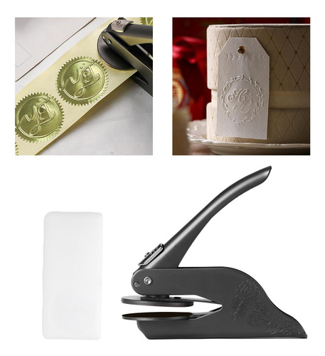 Sello De Relieve Sin Patrón, Sello En Blanco Para Letras De