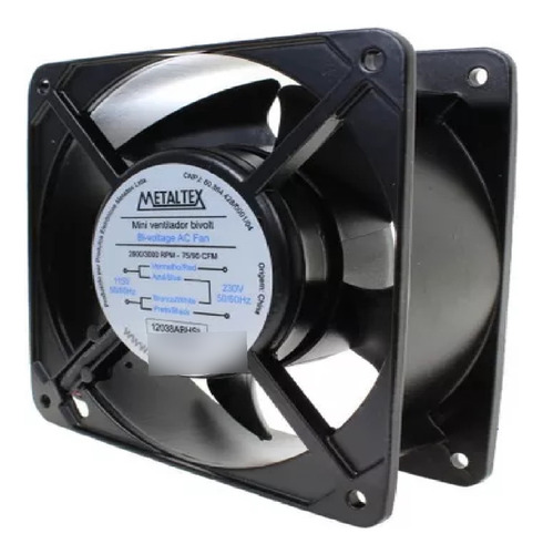 Mini Ventilador Cooler 120mm 110v/220v  De Aluminio-metaltex