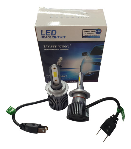 Kit X2 Lampara Cree Led T3 H7 H1 6500k 12v 24v 16000 Lumenes