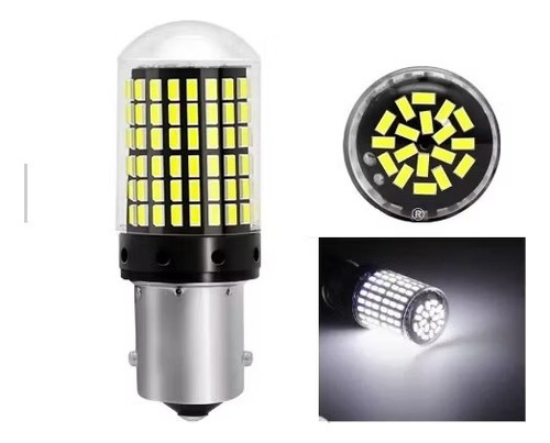 Par De Lâmpada Led Luz De Ré 1156 P21w Com Canbus Ba15s