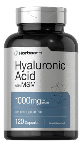 Acido Hialuronico Con Msm 1000 Mg 120 Capsulas Horbaach