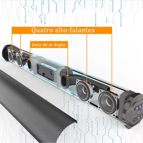 Caja De Sonido Bluetooth 5.0 10m Para Tv Alto Altavoz-