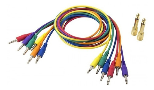 Korg Sq-cable-6 Cables Mini Jack P/ Sinte Modular Sq1 Volca