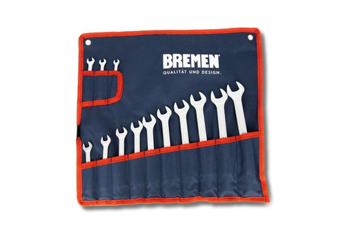 Llaves Combinadas Bremen Juego 7 A 19 Mm 13 Pz + Estuche