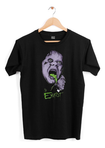 Playera Hombre - Negra-  El Exorcista Película Terror Dis 3