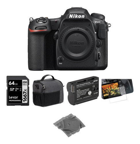 Nikon D500 Dslr Camara Body Basic Kit